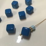アクリルキューブ12×12mm 青 6個