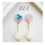 ♢パステルブルーパールピアス/イヤリング♢♡500