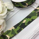 《2m分》迷彩柄グログランリボン(38mm)-57