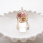 お花を閉じ込めたリング*:..｡♡