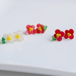 ベゴニアのピアス