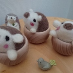 ハリネズミのピンクッション