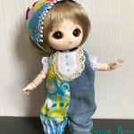 オビツ11 ボディサイズ 服 ロンパース＆バブーシュカ