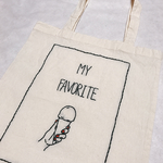 刺繍トートバッグ my favorite 【受注生産】
