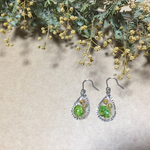 ミモザのつぼみとかすみ草のピアス