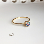 ≪14kgf≫vintage swarovskiアイリス リング