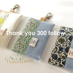 Thank you 300フォロー　LIBERTY ペッパー ティッシュケース　ラミネート生地