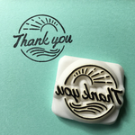 SUN WAVE Thankyou 消しゴムはんこ