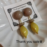 harf year Thank you sale  ♛︎	ビーズピアス イヤリングＫ