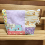 【ハンドメイド】♪春色♪メリーボンボンの可愛いポーチ(化粧ポーチ)ネコ