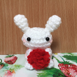 母の日☆カーネーションを持ったうさぎちゃん
