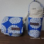 ♥haru-rin-kuu様専用ページ♥　一眼レフ　ケース　カメラバッグ　北欧風サークルレース　ロイヤルブルー