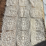 ハンドメイド レース編み   テーブルセンター ドイリー