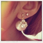 Big Pearl 2WAYピアス