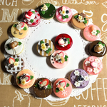 再販☆17種類！彩りレジンケーキのマグネット