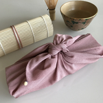 再販6 ちりめん 風呂敷 うす藤色