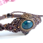 ご予約品：shattuckite chrysocolla × garnet / pour femme