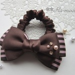 チョコピンク★リボンシュシュ