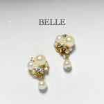 パールビジューピアス、イヤリング