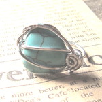 ★ターコイズDesignリング★Heart★silver