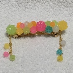あま〜い金平糖だらけのバレッタ