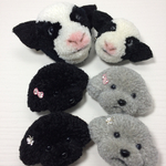ruruhoney様専用 動物ポンポンブローチ６点セット