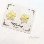 小さな幸せ♡菜の花のピアス