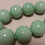 アクリルビーズ（Lｔグリ―ン）16ｍｍ　No6