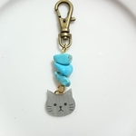 爽やか愛猫キーホルダー