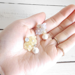 春らしいお花のピアス