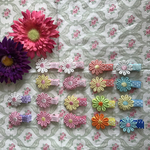 新色追加★410★選べるシリーズ❤︎お花刺繍❤︎ベビー用❤︎ヘアピン