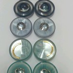 18ｍｍ◇10個入◇　ライトブルー　ペアアソート春夏ボタン
