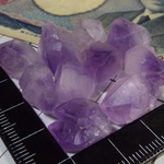 《気まぐれセール10個セット現物売り♪》天然アメジストシード♪チベット産紫水晶♪ノンホール♪No.00659