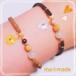 ﾐﾆﾐﾆフラワー❀ブレスレット