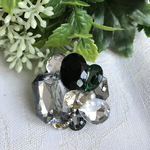 帯留め☆Gray square