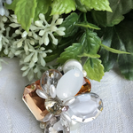 帯留め☆apricot square