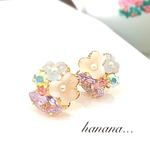 再販春のお花ピアス/イヤリング  