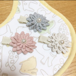 ベビー・キッズ☆お花のヘアクリップ