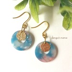 再販×2☆300円☆夏色☆べっ甲☆のピアス/イヤリング