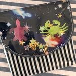 ラミネート動くパーツの移動ポケット