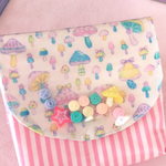 ラミネート動くパーツの移動ポケット
