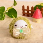 まんまる羊さん　抹茶ラテ
