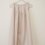 ＜送料込＞ギャザースカート(ペチパンツ付)（パープル）