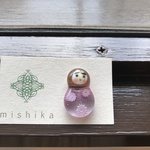 ベネチアングラスで作ったマトリョーシカＭ♪ピン59