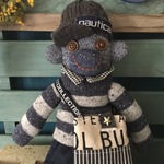 ソックモンキー☆ボーダーネイビーくん