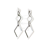 ERG-416-R【2個入り】トリプルダイヤモンドリンクチャーム/Triple Diamond Link charm