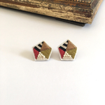 刺繍ピアス