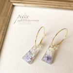 かすみそうピアス＊lavender