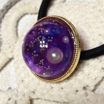 宇宙半球ヘアゴム☆レジン