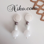 Vintage botton ピアスイヤリング